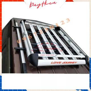 Baga Mui Xe 7 Chỗ Suzuki Xl7 Giá Nóc Chở Hàng Kèm 2 Cây Ngang Hàng Chuẩn Love Journey - DH2