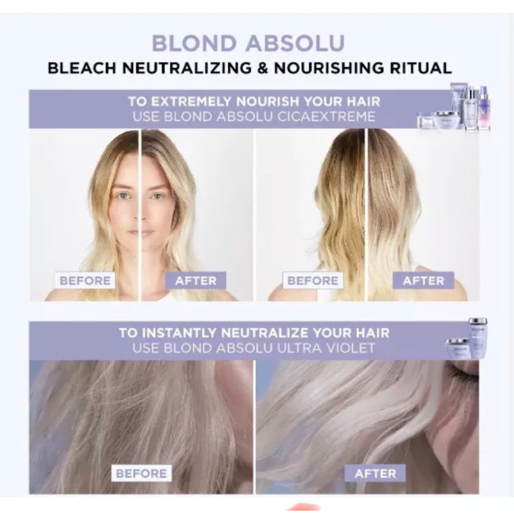 Serum Kerastase Blond Absolu Cicanuit Night Serum Dưỡng Phục Hồi Tóc Nhuộm Tẩy