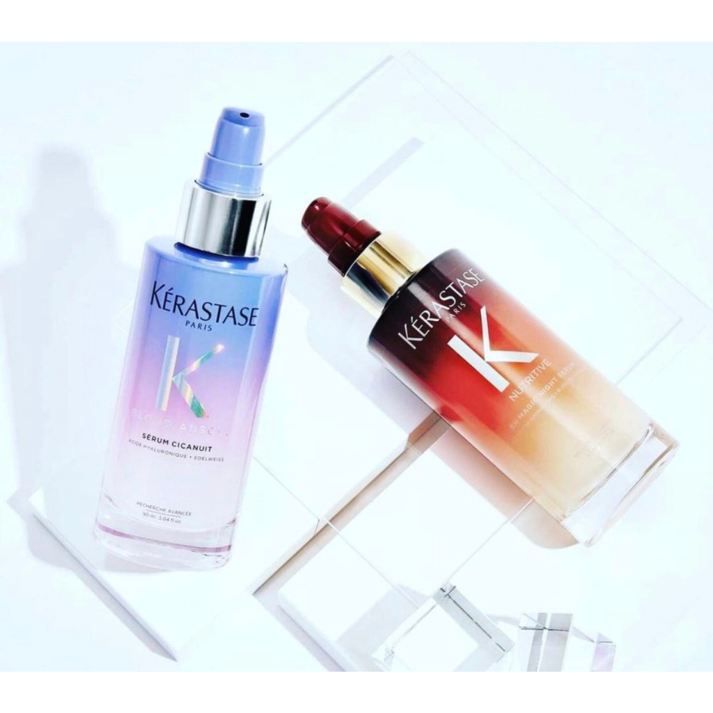 Serum Kerastase Blond Absolu Cicanuit Night Serum Dưỡng Phục Hồi Tóc Nhuộm Tẩy