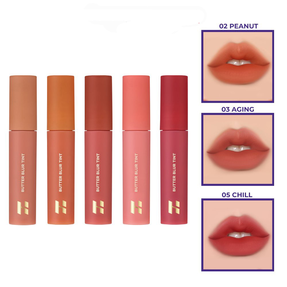 Son kem lì mờ vân môi Holika Holika Butter Blur Tint 4g