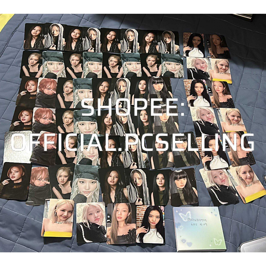 Photocard bo góc nhóm BLACKPINK Born Pink Hàn Quốc chính hãng