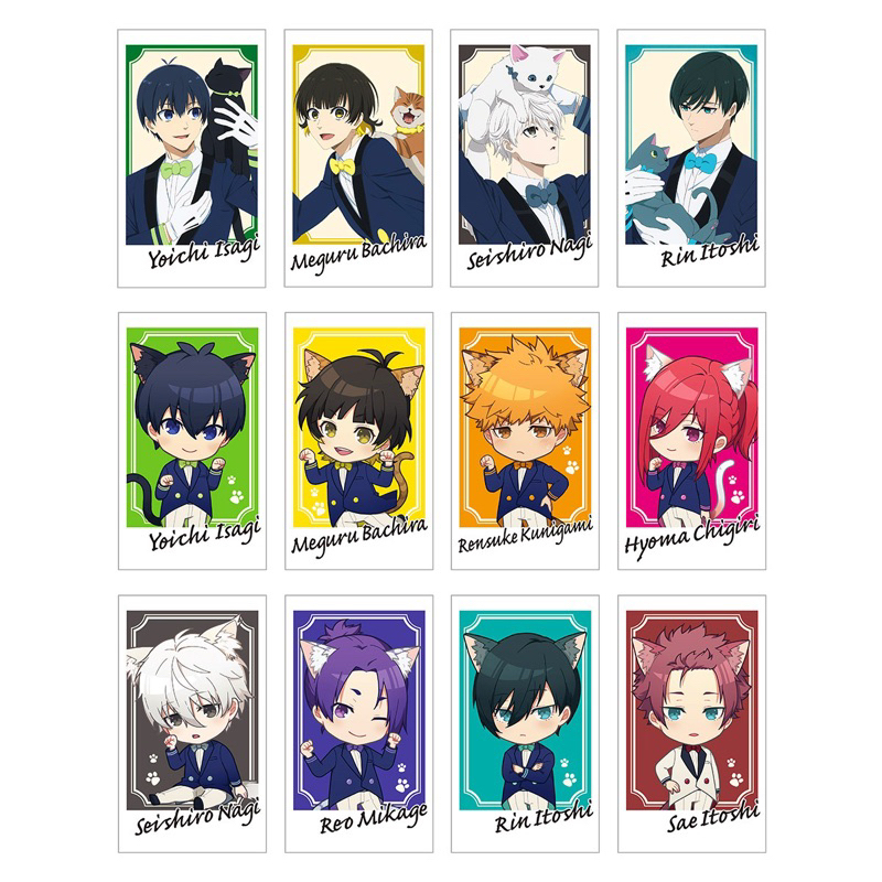 Pack Nhân Phẩm Blue Lock Ver Mèo Chính Hãng