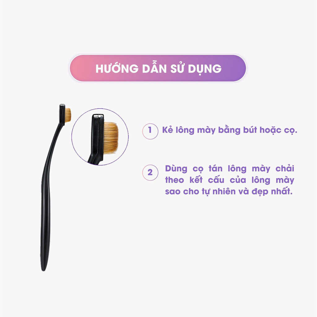 Cọ tán lông mày hình bàn chải Holika Holika Magic Tool Big Brow Brush 16,1x0,6 (cm) - 7162