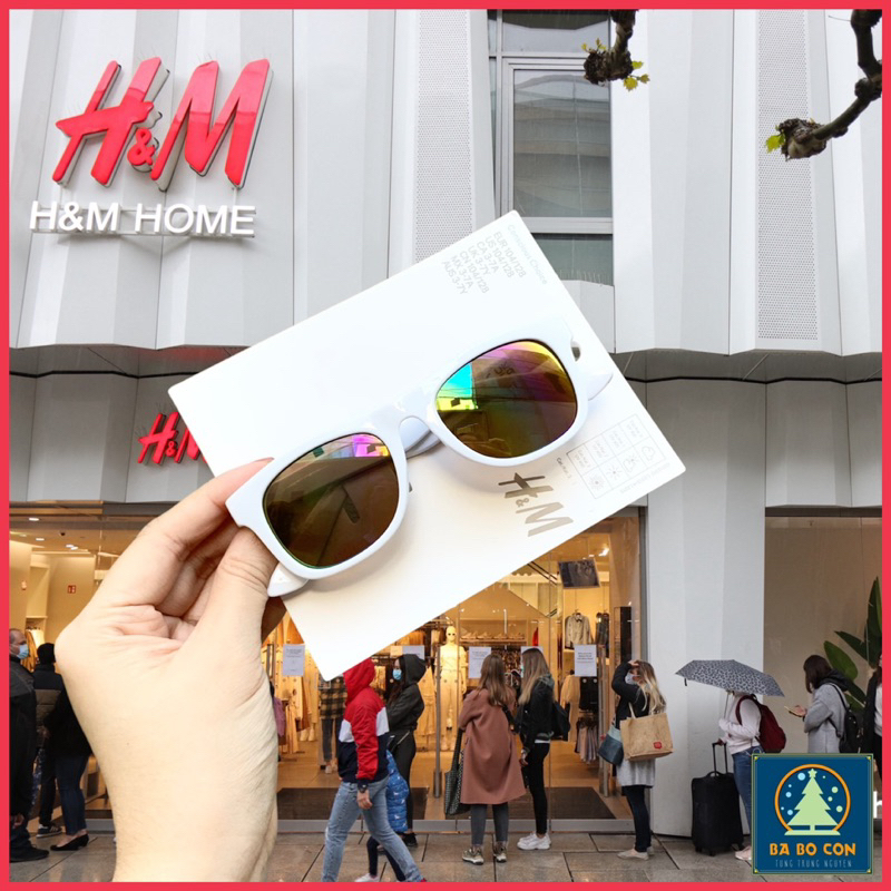 Kính râm trẻ em HM size 3-7 tuổi tráng gương bảy màu tuyệt đẹp, bé trai và gái đều đeo đẹp