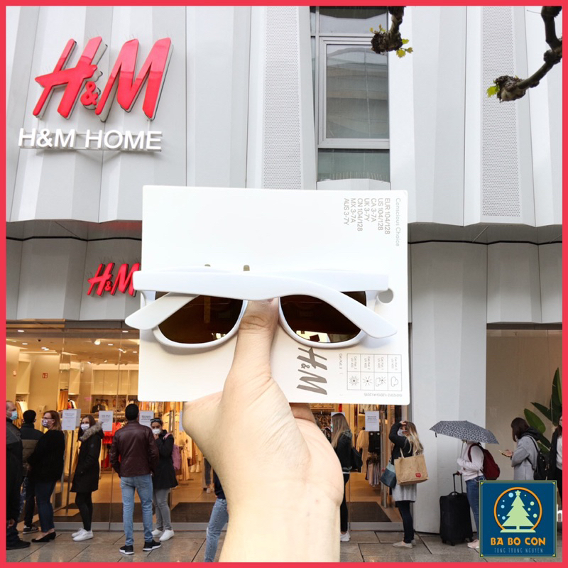 Kính râm trẻ em HM size 3-7 tuổi tráng gương bảy màu tuyệt đẹp, bé trai và gái đều đeo đẹp