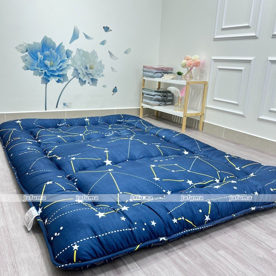 Nệm topper dày 9cm cao cấp, đệm trải sàn xuất Nhật gấp gọn, tiện lợi | cam kết chất lương |