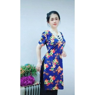 (RẺ VÔ ĐỊCH) Áo Dài Cách Tân Trung Niên