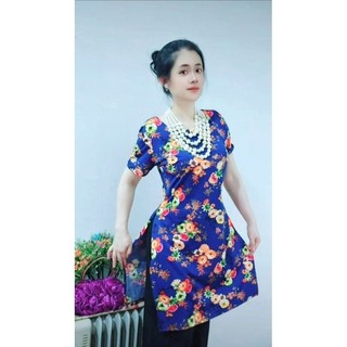 (RẺ VÔ ĐỊCH) Áo Dài Cách Tân Trung Niên