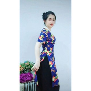 (RẺ VÔ ĐỊCH) Áo Dài Cách Tân Trung Niên