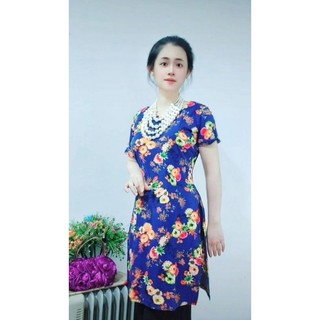 (RẺ VÔ ĐỊCH) Áo Dài Cách Tân Trung Niên