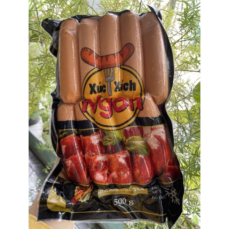 XÚC XÍCH NGON GIÁ TỐT 500GR/10 CÂY