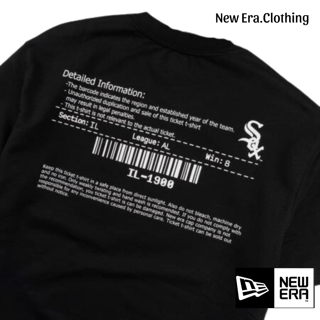 Áo thun New.Era Ticket New,Yo.rk, áo thun Unisex Cotton 4 chiều oversize form rộng NE33