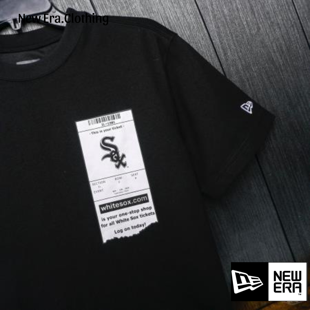 Áo thun New.Era Ticket New,Yo.rk, áo thun Unisex Cotton 4 chiều oversize form rộng NE33