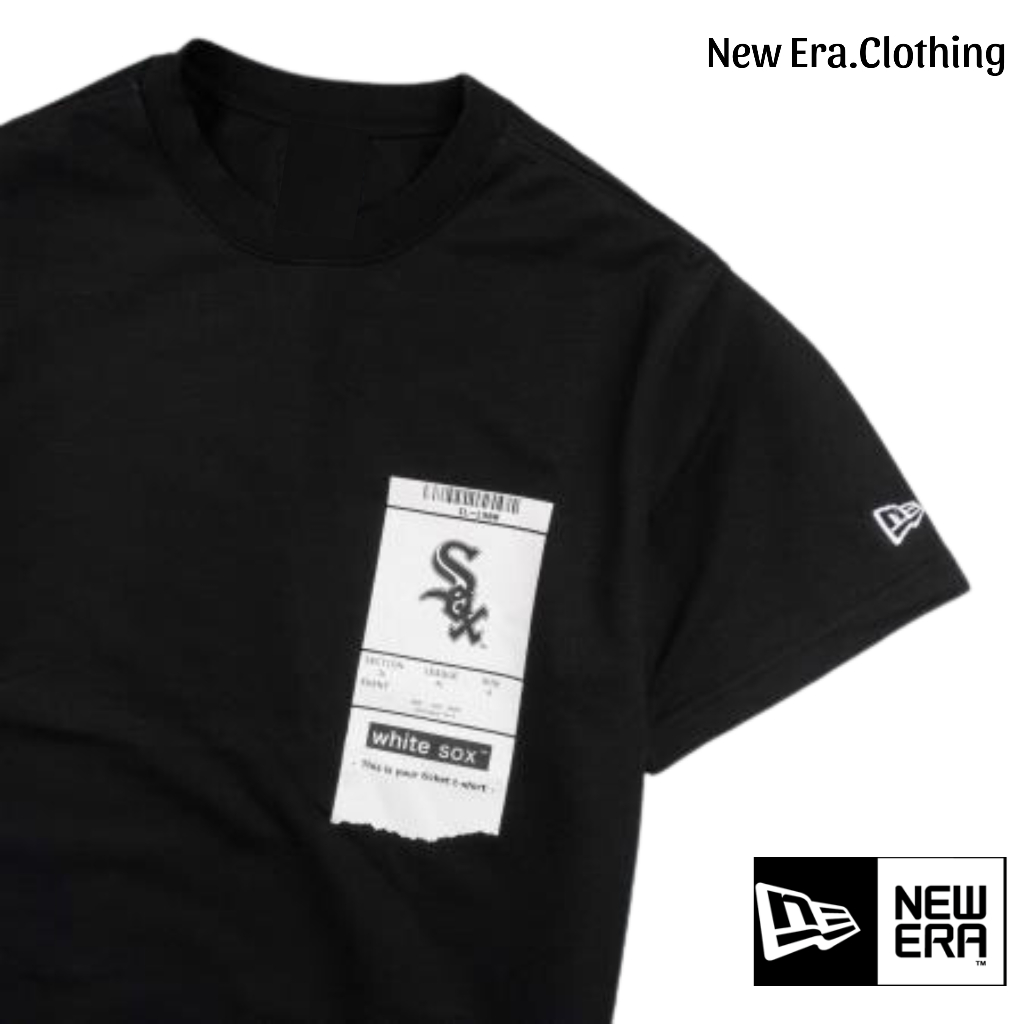 Áo thun New.Era Ticket New,Yo.rk, áo thun Unisex Cotton 4 chiều oversize form rộng NE33