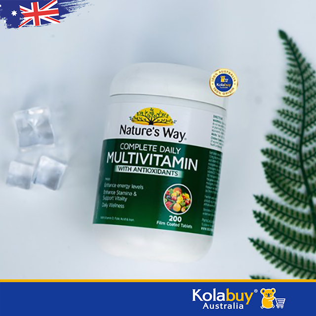 Viên uống Vitamin tổng hợp Nature’s Way Complete Daily Multivitamin 200 viên