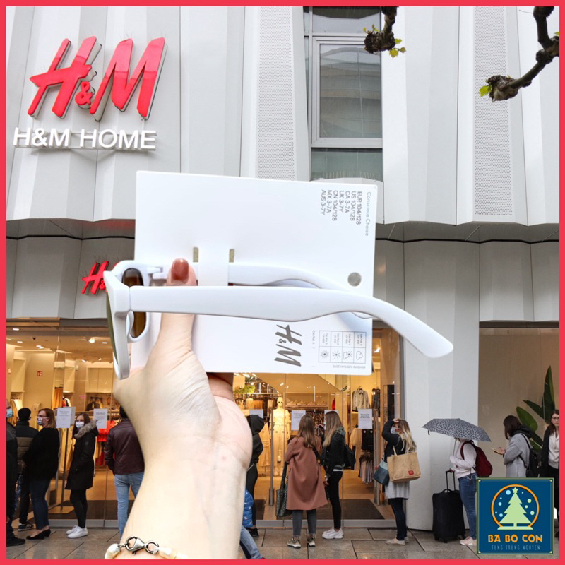 Kính râm trẻ em HM size 3-7 tuổi tráng gương bảy màu tuyệt đẹp, bé trai và gái đều đeo đẹp