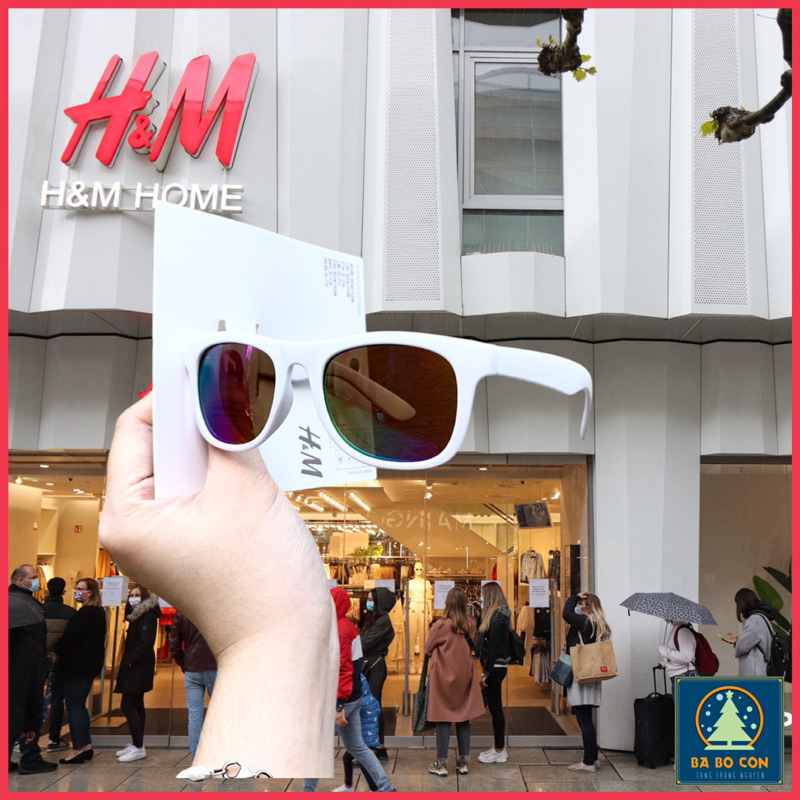 Kính râm trẻ em HM size 3-7 tuổi tráng gương bảy màu tuyệt đẹp, bé trai và gái đều đeo đẹp