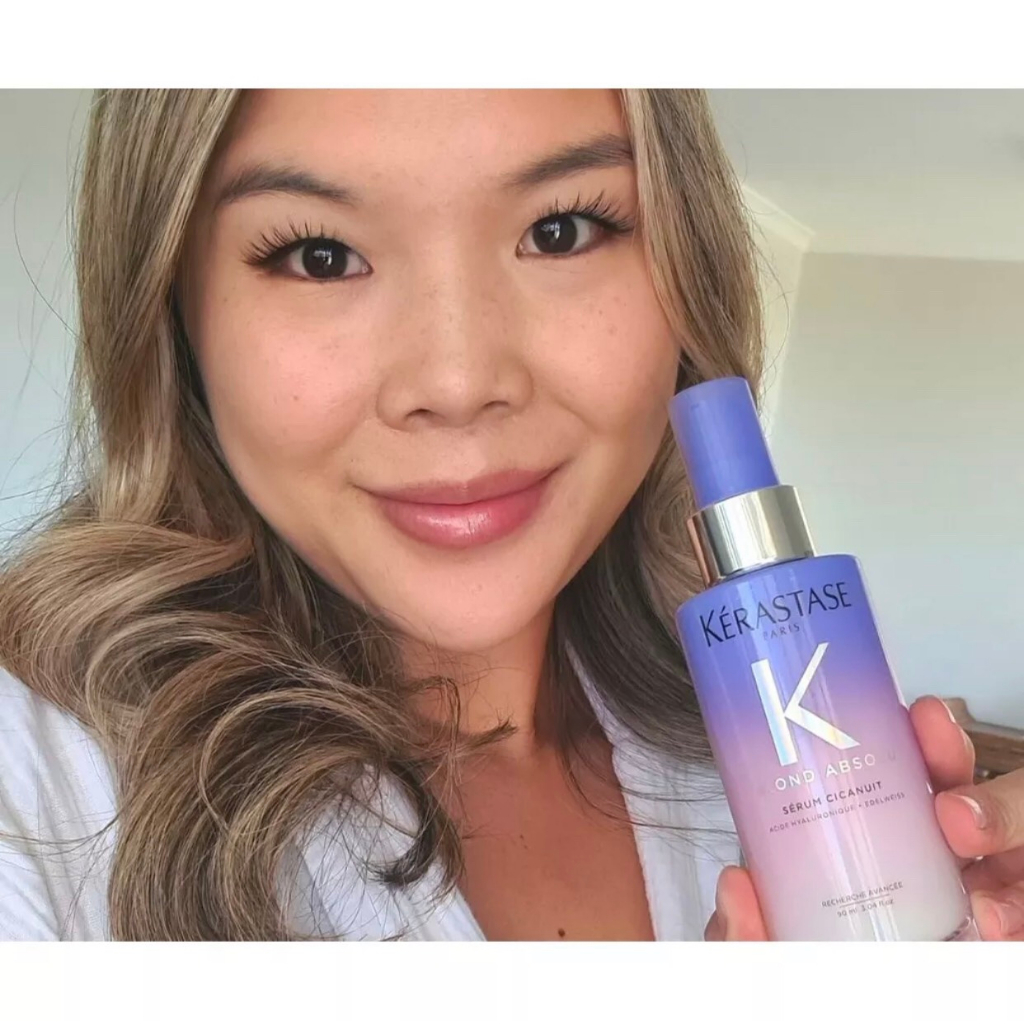 Serum Kerastase Blond Absolu Cicanuit Night Serum Dưỡng Phục Hồi Tóc Nhuộm Tẩy