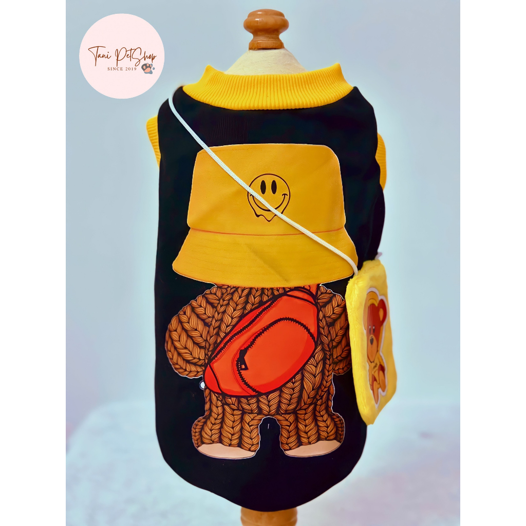 Áo Thun Ba Lỗ Gấu Drew Cho Chó Mèo - Áo Cho Chó Mèo Mùa Hè Tanipetshop