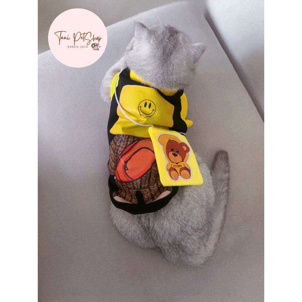Áo Thun Ba Lỗ Gấu Drew Cho Chó Mèo - Áo Cho Chó Mèo Mùa Hè Tanipetshop