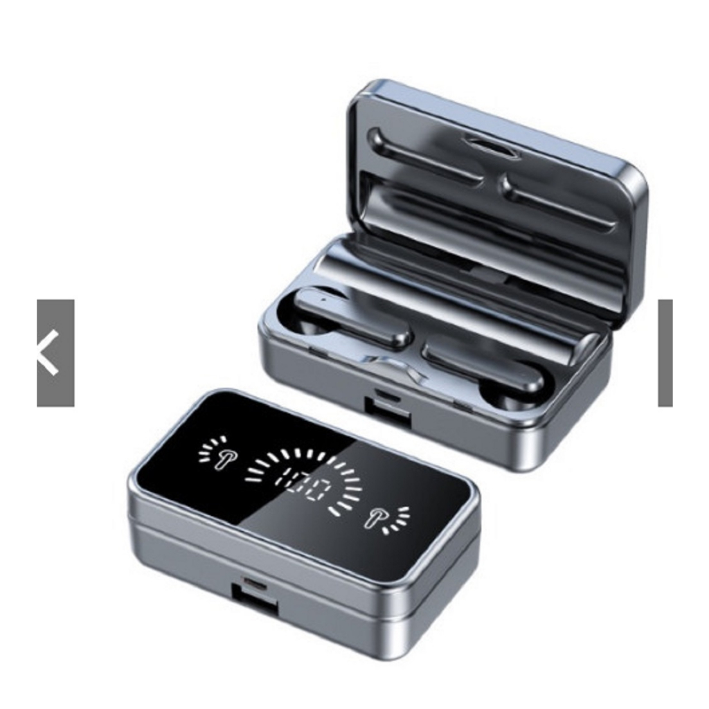 Tai Nghe Không Dây S20 Pro Bluetooth V5.2 - Âm Thanh Hifi 9D Cực Hay Có Micro màn hình LED chống thấm nước,Pin Trâu