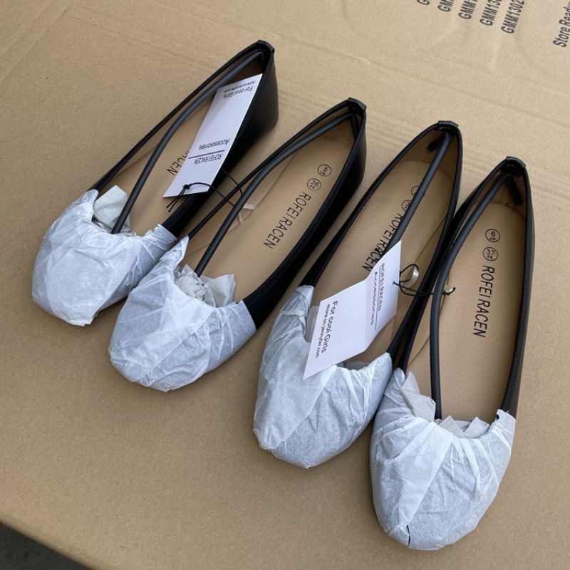 Giày Bệt Xuất Dư ROFEI RACEN, Giày Nữ Búp Bê Xuất Xịn.