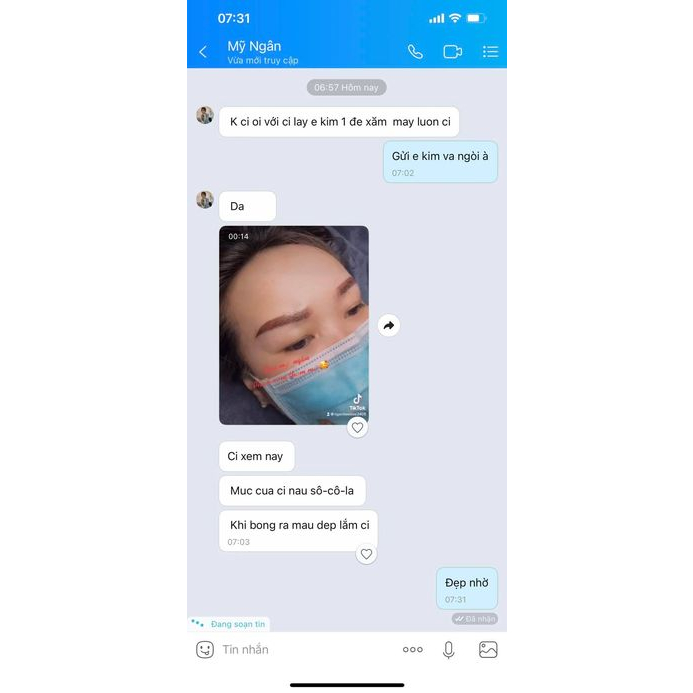Mực phun xăm hữu cơ bám nhanh bong đậm