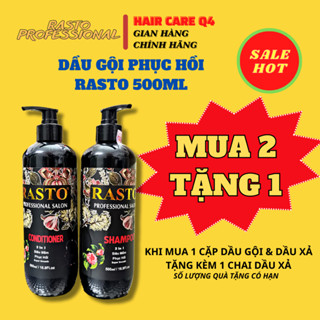 Dầu Gội Rasto Phục Hồi Tóc Hư Tổn 500ml Chính Hãng Công Ty  - Hair Care Q4