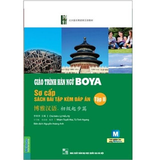 Sách - giáo trình hán ngữ boya sơ cấp 2 sách bài tập kèm đáp án