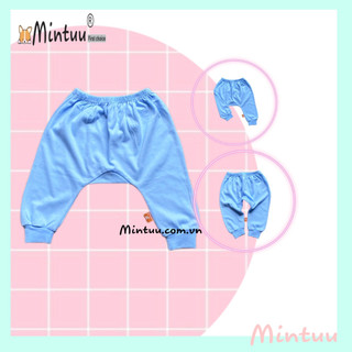 Quần đáy nêm, quần đóng bỉm màu gấu bo cho bé sơ sinh thương hiệu MINTUU, vải 100% cotton (đồng giá 5 size) - 4111