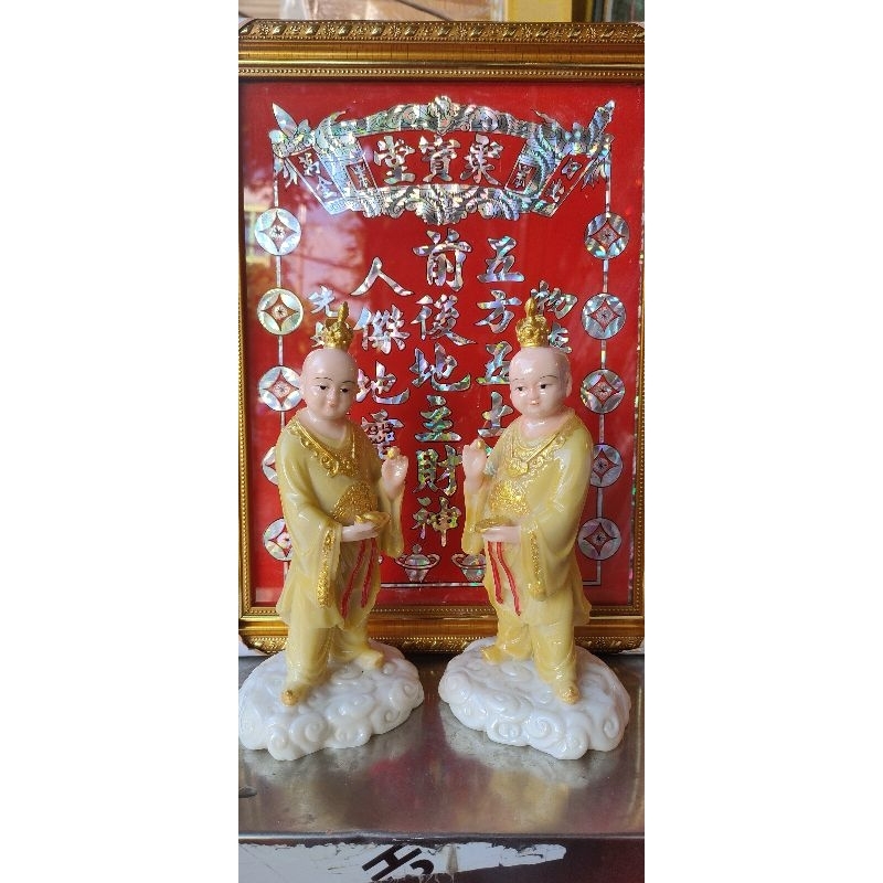 Tượng 2 Cậu Chiêu tài tấn bảo.
