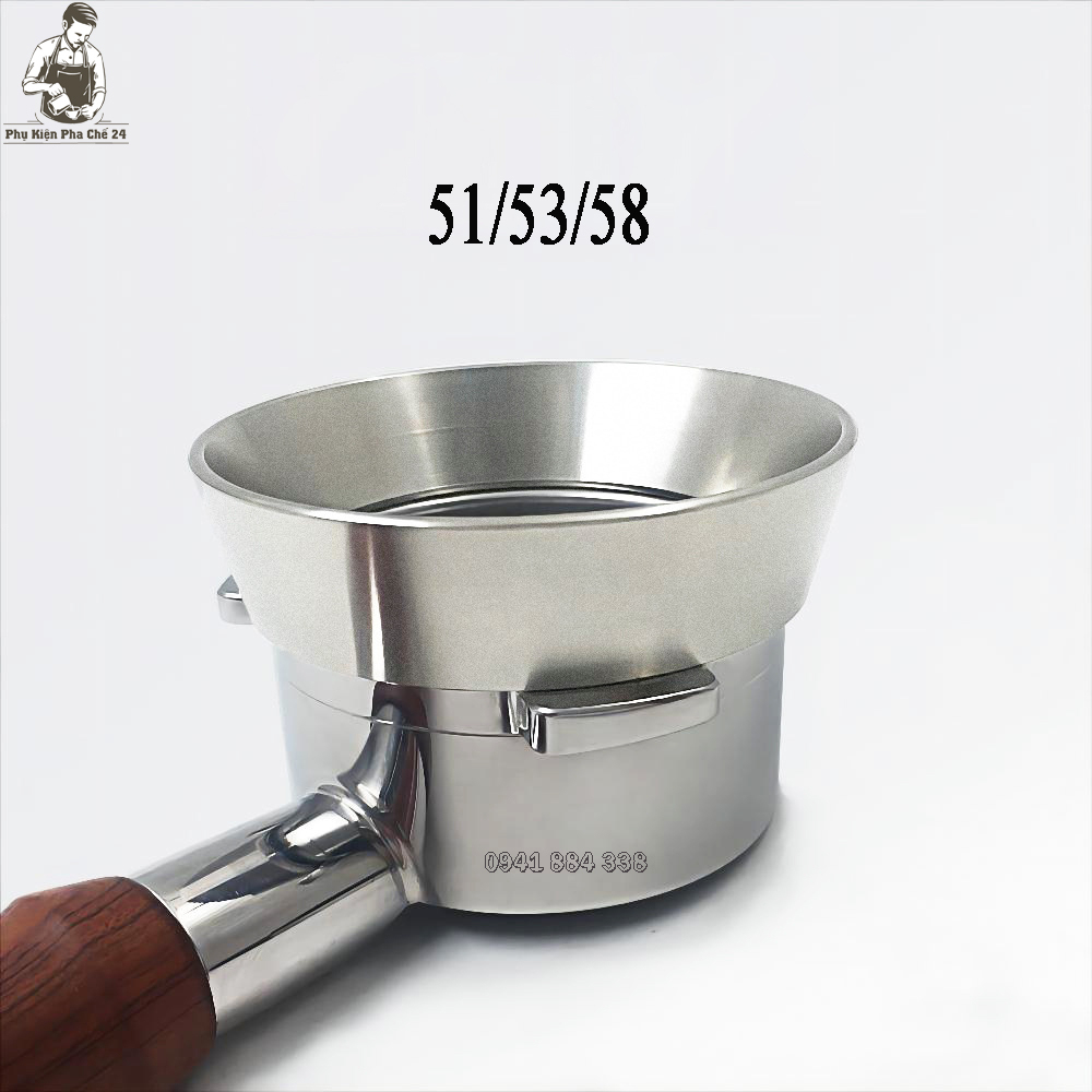 Dosing ring - Vòng Chống Tràn Cà Phê Hợp Kim Nhôm Màu Bạc