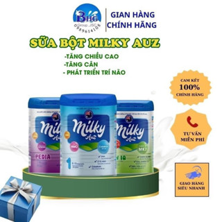 Sữa Bột Milky AuZ số 1, số 2, Pedia, Grow & IQ 850g - Tăng cân, phát triển trí não,tăng chiều cao
