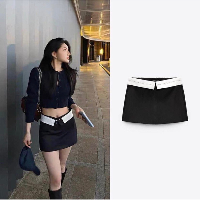 Quần váy Zara cạp trễ Y2k (có ảnh thật)