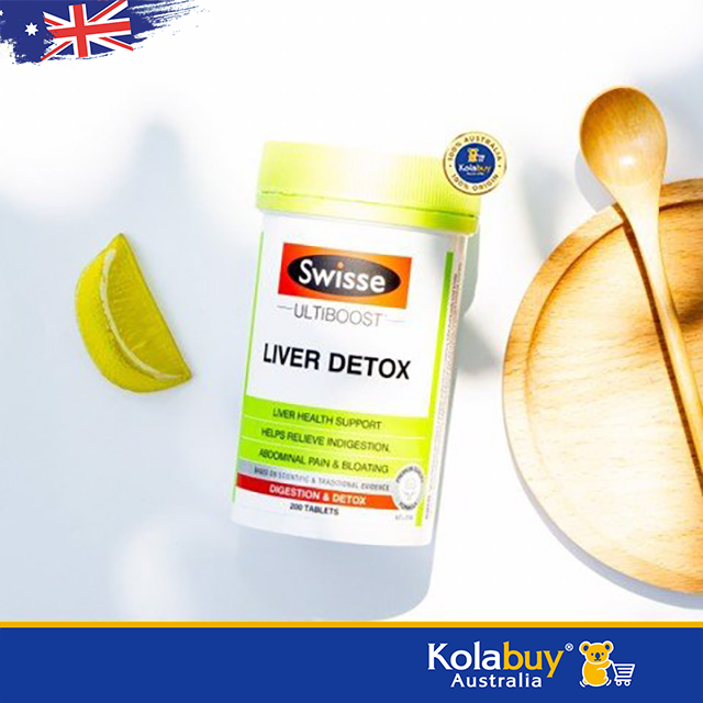 Viên uống bổ gan và thải độc gan Swisse Ultiboost Liver Detox 200 viên