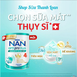 [HSD T2-2026] [MẪU MỚI]  Sữa Bột Nestlé NAN OPTIPRO PLUS 4 1500g/lon với 5HMO.