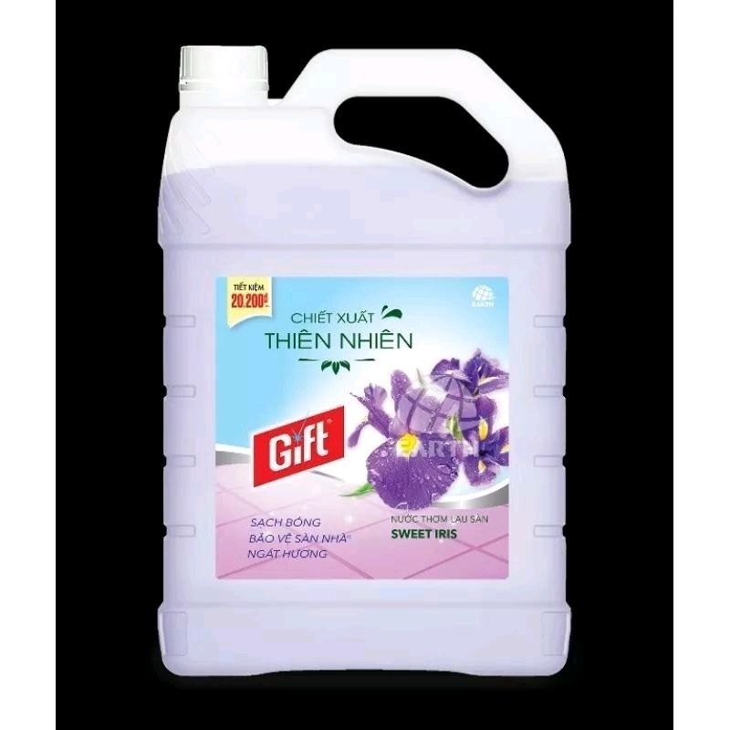 Nước lau sàn Gift 3.8kg  Hương hoa thiên nhiên