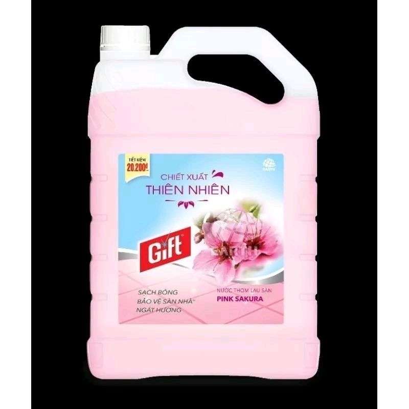 Nước lau sàn Gift 3.8kg  Hương hoa thiên nhiên