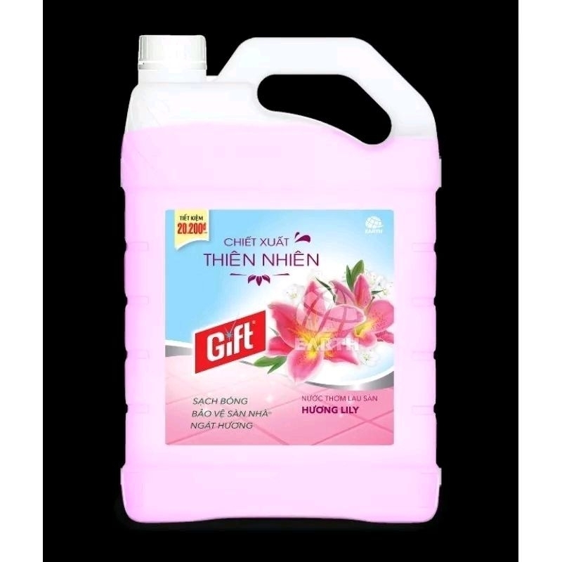Nước lau sàn Gift 3.8kg  Hương hoa thiên nhiên