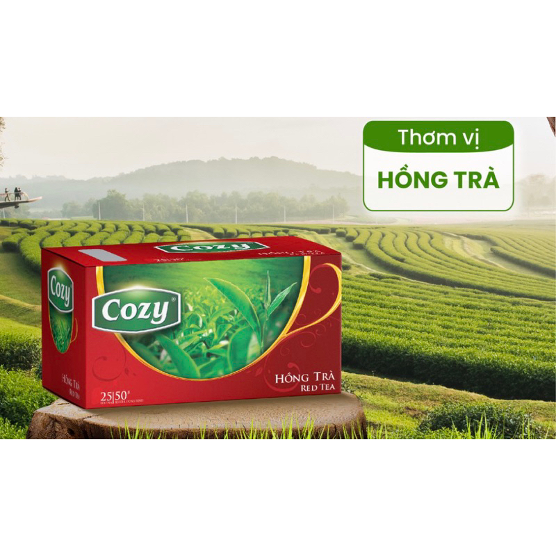 Trà Đào Cozy Túi Lọc 50gr/25 tép