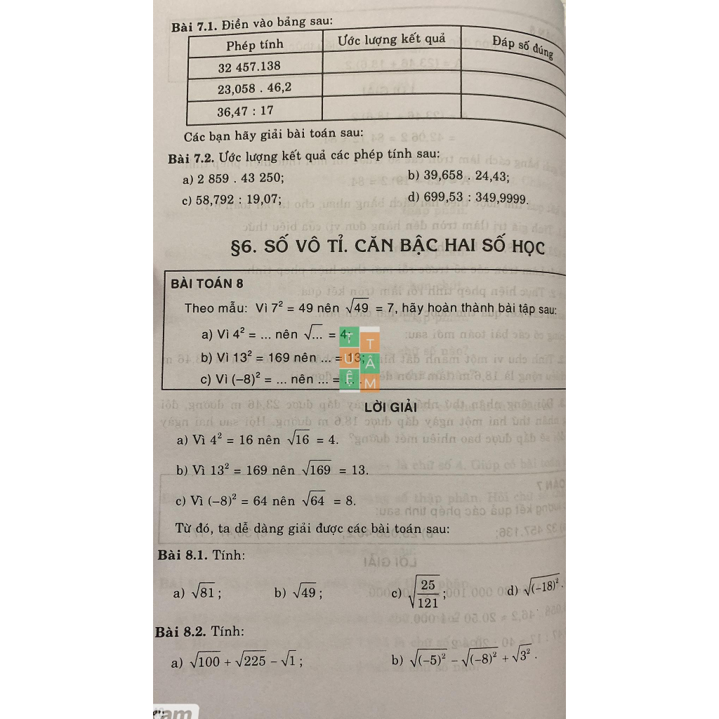 Sách - Định hướng và phát triển tư duy giải bài tập Toán khó lớp 7