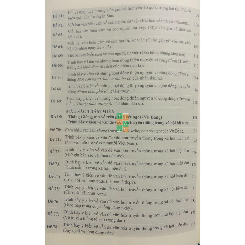 Sách - Những bài làm văn mẫu lớp 7