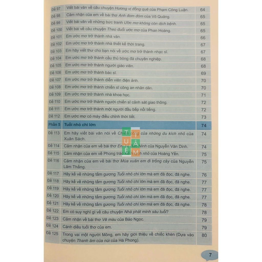 Sách - 199 bài và đoạn văn hay lớp 4