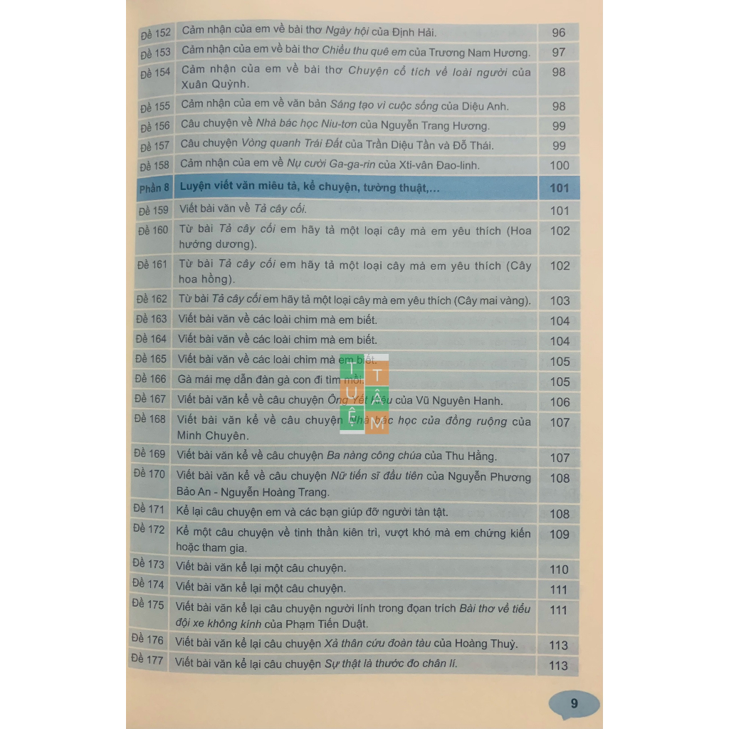 Sách - 199 bài và đoạn văn hay lớp 4