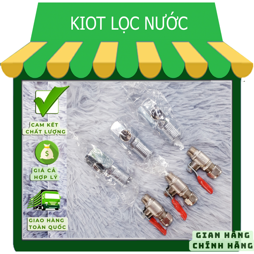 Van, khóa cấp máy lọc nước, chia nước bằng nhựa, inox dùng cho máy lọc nước RO gia đình