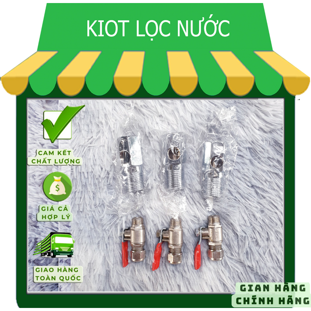 Van, khóa cấp máy lọc nước, chia nước bằng nhựa, inox dùng cho máy lọc nước RO gia đình