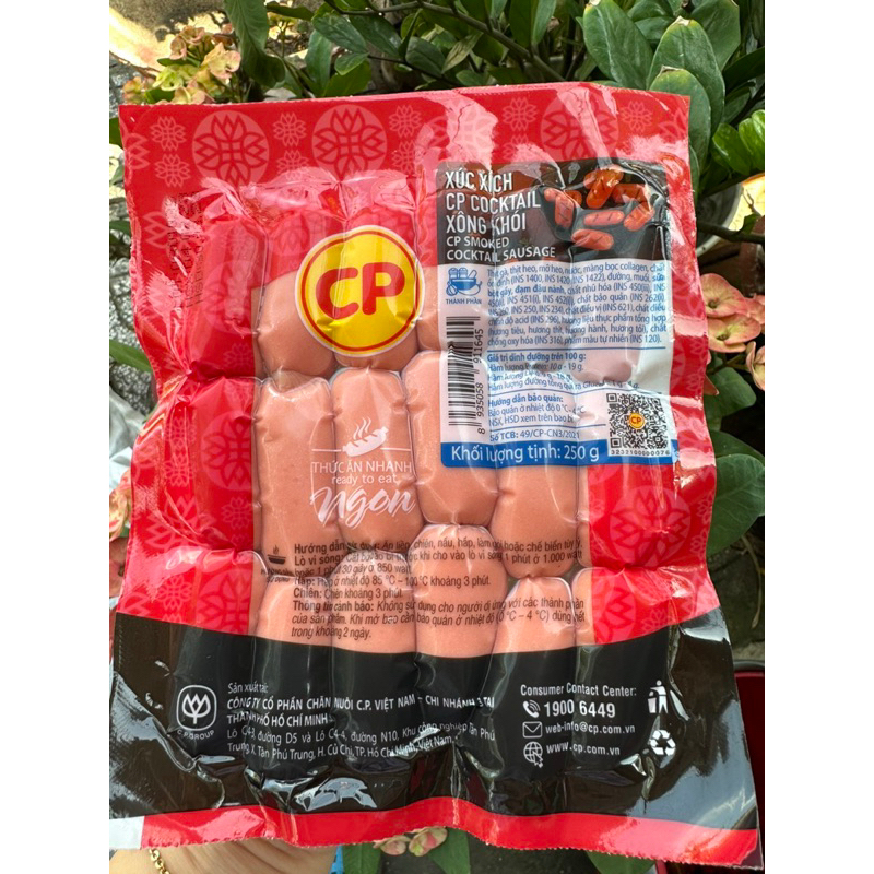 XÚC XÍCH MINI CP GIÒN DAI SỰT SỰT 250GR