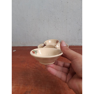 chén gốm vẽ hoa, chén bèo lán 30 cái