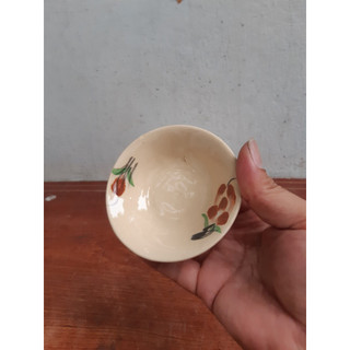 chén gốm vẽ hoa, chén bèo lán 30 cái
