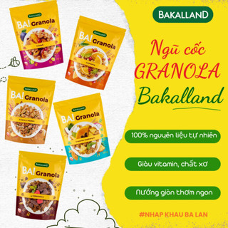 Ngũ cốc Bakalland Granola - Đủ 05 loại